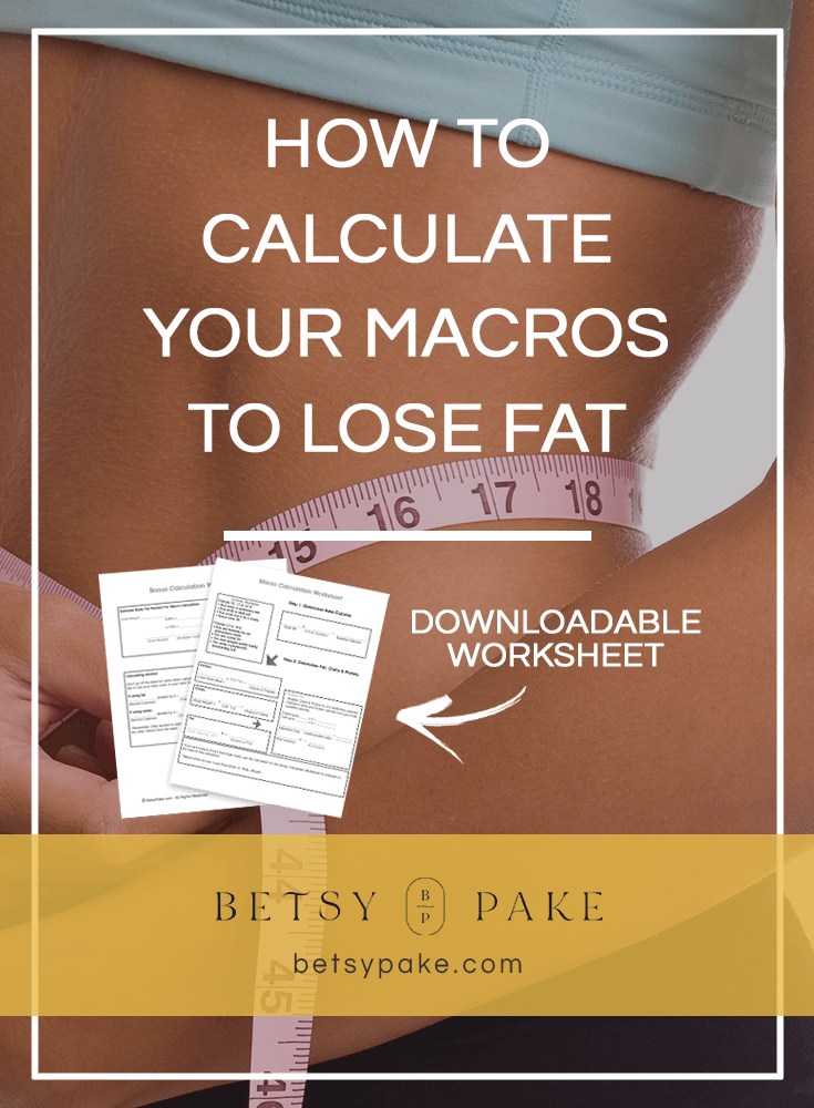 How To Calculate Your Macros To Lean Out - Betsy Pake